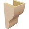 Ekena Millwork 6"W x 6"D x 12"H Wide Greensboro Rough Cedar Woodgrain TimberThane Corbel, Primed Tan CORUR06X06X12GRNRCPR - alternate 6